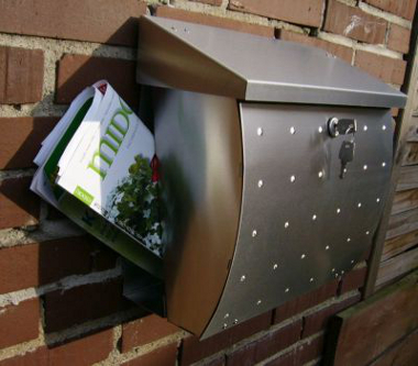 Briefkasten Edelstahl Heibi DIN Norm