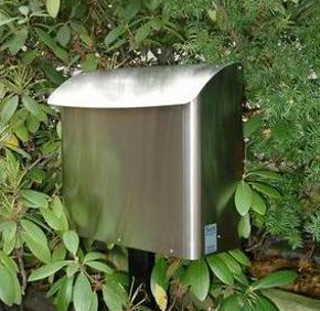 Edelstahl Briefkasten Standbriefkasten